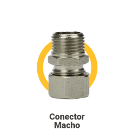 Conector Macho 26mm x 3/4" Móvel Termomax