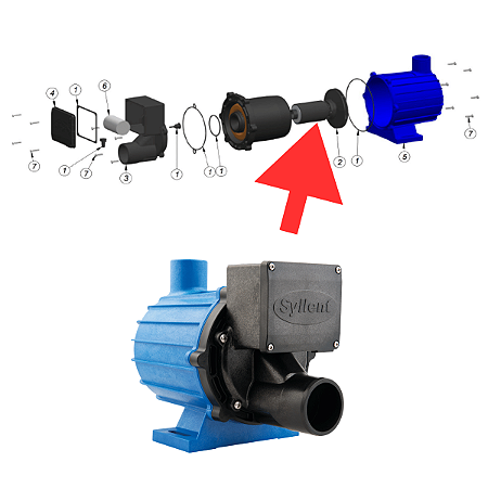 Rotor Syllent Geração II 1/2cv MB63E0115A/P - 3D9005C27A