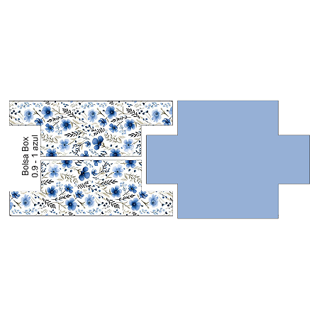 PAINEL BOLSA BOX 0.9 - 1 AZUL