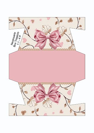 PAINEL NECESSARIE BOX TRAPEZIO 1.1 - 4 ROSA