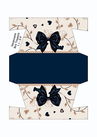 PAINEL NECESSARIE BOX TRAPEZIO 1.1 - 5 AZUL MARINHO