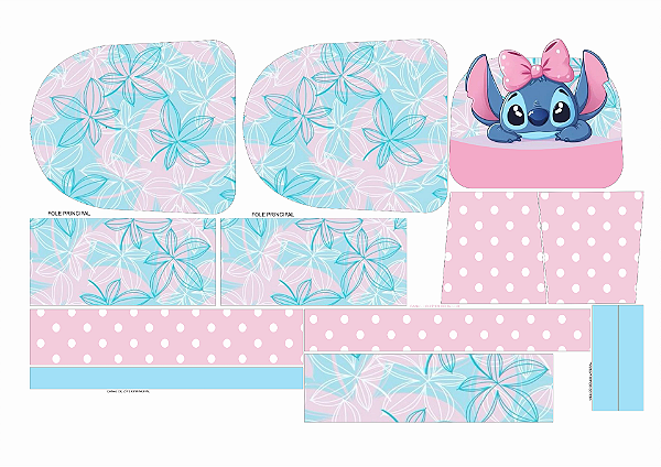 PAINEL MOCHILA 3D 1.4 STICH MENINA