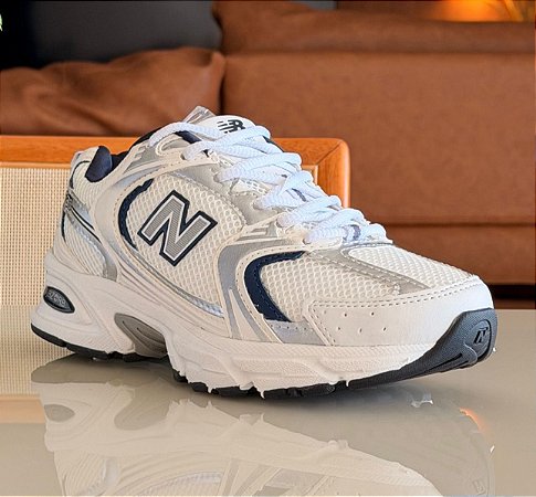NEW BALANCE BRANCO COM AZUL