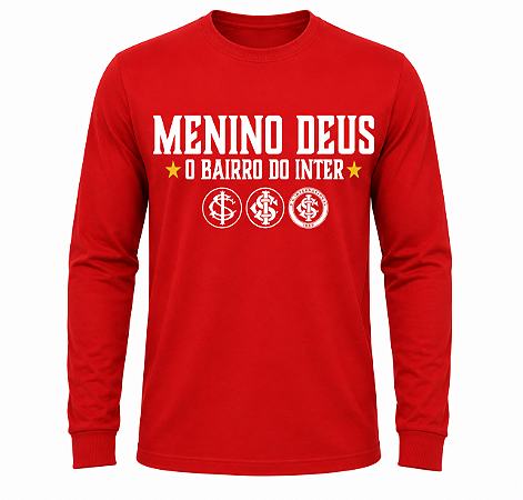 CAMISA MANGA LONGA - MENINO DEUS