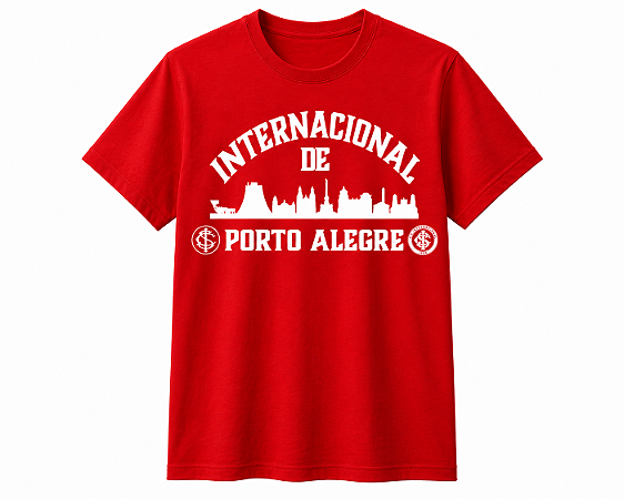 CAMISA MANGA CURTA - INTERNACIONAL DE PORTO ALEGRE
