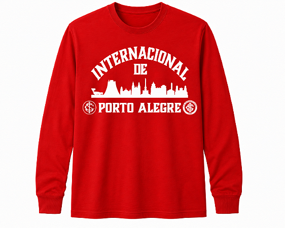 CAMISA MANGA LONGA - INTERNACIONAL DE PORTO ALEGRE