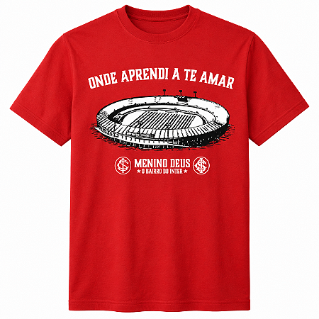 CAMISA MANGA CURTA - ONDE APRENDI A TE AMAR