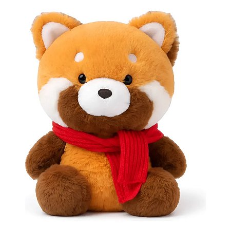 PELÚCIA WISH MESSENGER PANDA VERMELHO ORIGINAL MINISO