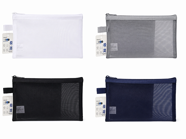 ESTOJO DE MALHA DE CAMADA ÚNICA A6 - COLEÇÃO MINIMALISM