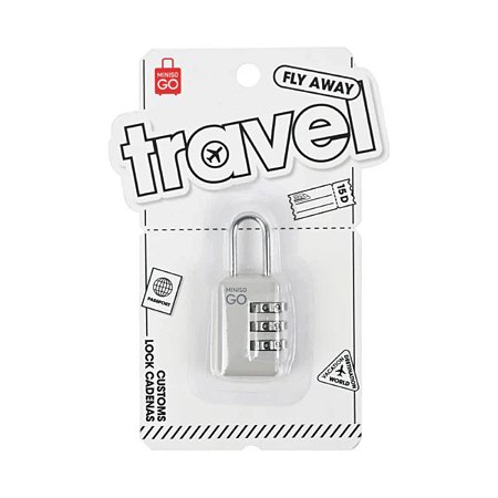 CADEADO - SÉRIE MINISO GO (BEGE)