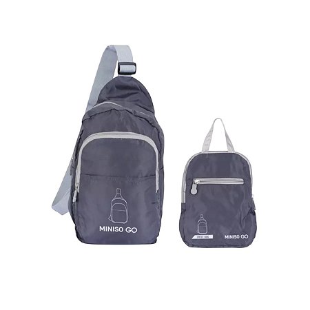 MOCHILA BOLSA TRANSVERSAL DOBRÁVEL MINISO