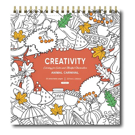 LIVRO DE COLORIR ANIMAIS SELVAGENS (20 FOLHAS) MINISO