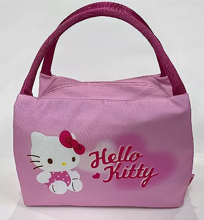Lancheira Bolsa Térmica Sanrio Hello Kitty Miniso