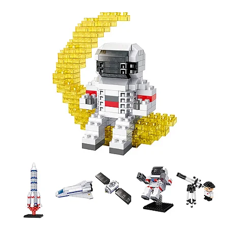 BLOCOS DE MONTAR ESPACIAL SORTIDOS
