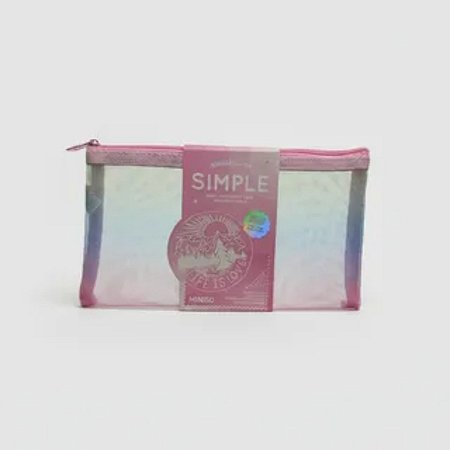 Estojo de Malha Miniso Mesh Resistente Estiloso A6 Gradiente