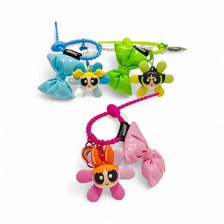 Chaveiro Floral Meninas Superpoderosas Miniso Original