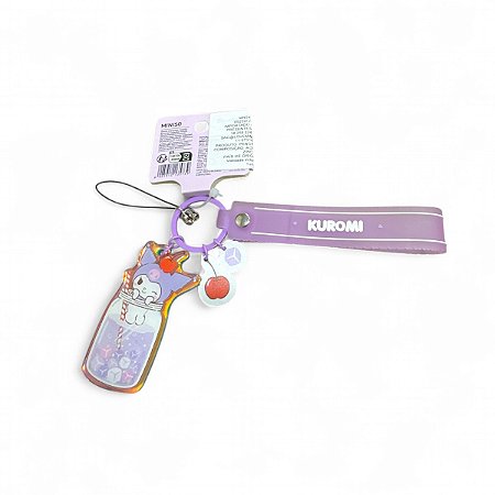 Alça de Telefone Kuromi Sanrio Verão Miniso Original