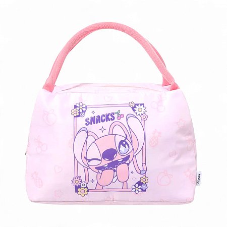 Bolsa Térmica Fofa Stitch Angel Disney Original Miniso