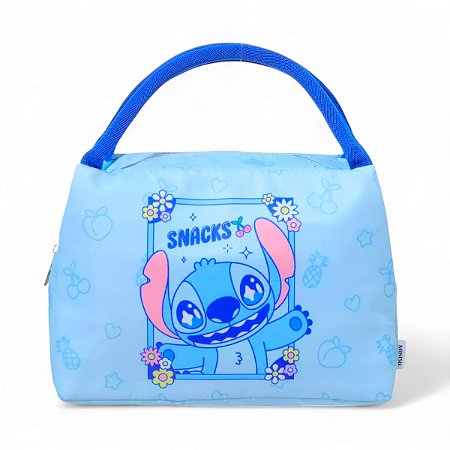 Bolsa Lancheira Térmica Stitch Disney Original Miniso