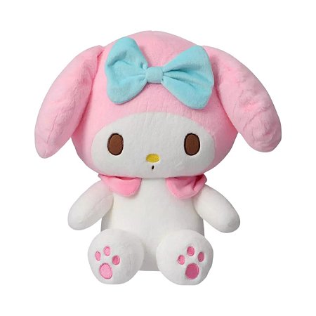 Pelúcia Grande My Melody Fofinha Sanrio Original Miniso