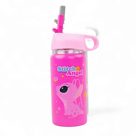 Garrafa Inox Angel Disney Lilo Stitch Original Miniso