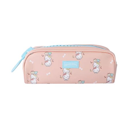 Estojo Escolar Hello Kitty Sanrio Rosa Grande Miniso