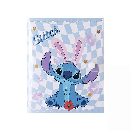 Caderno Stitch Fofo Disney 90 Folhas Oficial Miniso