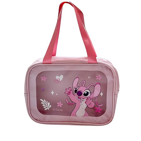 Bolsa fofa Necessaire de viagem Angel Disney Miniso