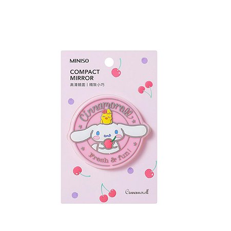 Espelho Portátil Cinnamoroll Sanrio Original Miniso