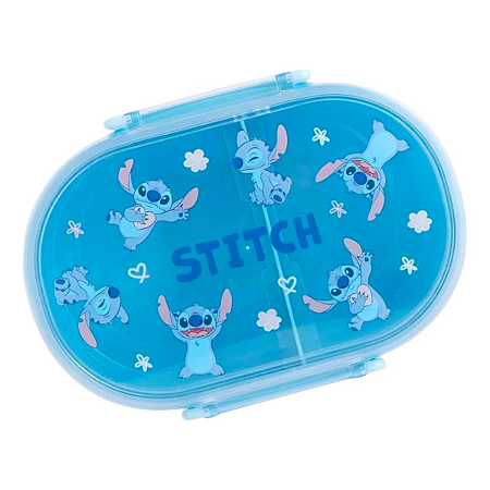 Marmita Bento Box Stitch com Travas e Divisórias Miniso
