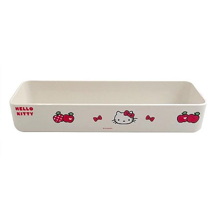 BANDEJA ORGANIZADORA MODELO HELLO KITTY MAÇÃ 25X8,5X4,5CM.