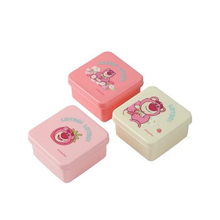 POTE DE PLASTCO COM 3 UNIDADES MODELO DISNEY LOTSO 150ML.