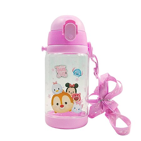 GARRAFA DE PLÁSTICO COM ALÇA DISNEY TSUM TSUM MINISO