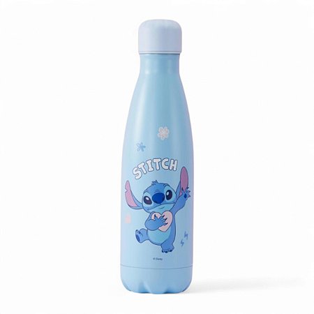 Garrafa Térmica Inox Fofa Stitch Disney Original Miniso