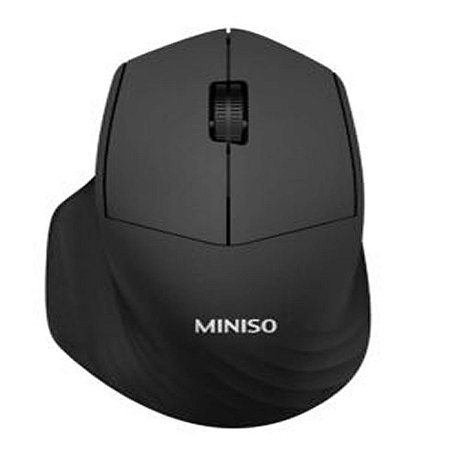 MOUSE SILENCIOSO SEM FIO ALCANCE DE ATÉ 10 METROS PRETO