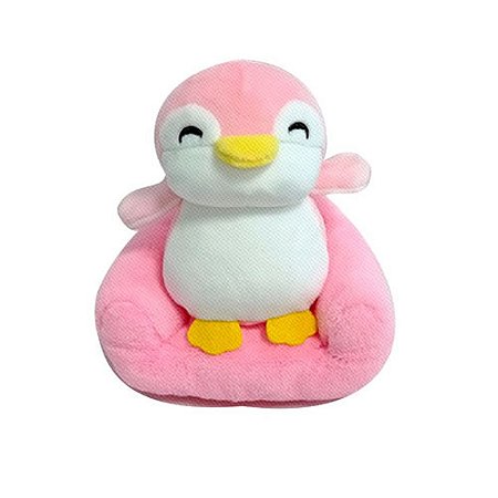 PINGUIM DE PELÚCIA NO SOFÁ DE 16 CM