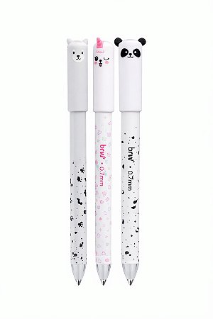 Caneta em Gel Apagável 0.7mm Panda BRW