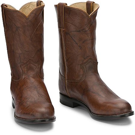 Bota Masculina Importada Justin - CASTANHO ESCURA