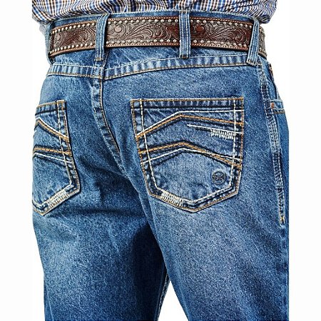Calça masculina Docks 100% algodão - COD 4421 bordada