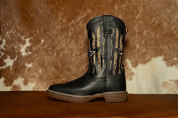 BOTA DGO COD 2124102727TGM - PRETO PRETO