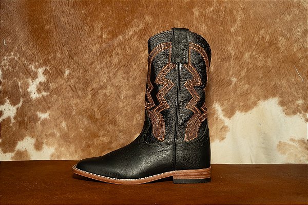 BOTA DGO - COD 2528102727CDI- PRETO PRETO