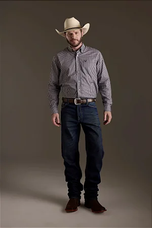 CALCA MASC RELAXED CS201 SELF JEANS ESCURO