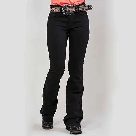 CALÇA FEMININA DOCKS PRETA 1663