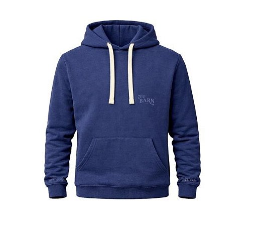 MOLETOM MASC WEST BARN AZUL