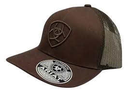 Bone Ariat marrom logo marrom