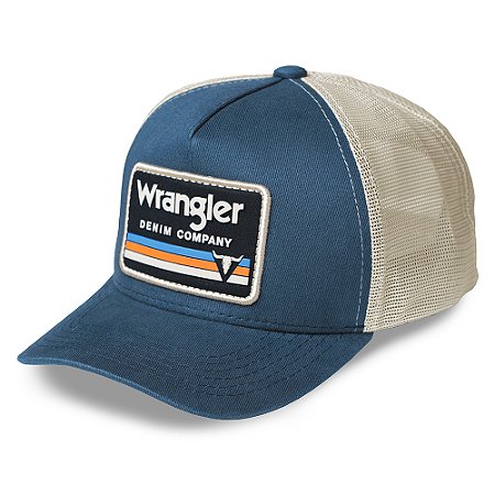 Bone Wrangler denim company azul