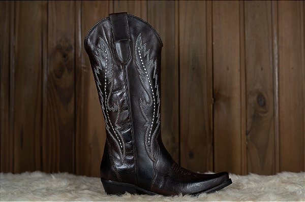 Bota Fem Mexicana Pekus café