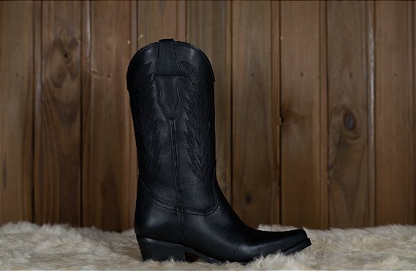 Bota Fem Mexicana FR Preto