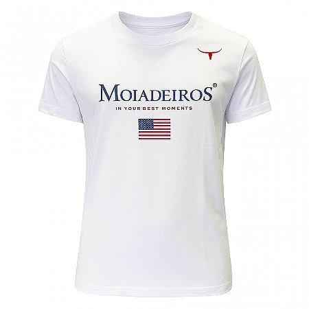 Camiseta Masc Moiadeiros Branca