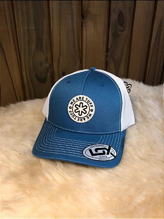 Bone Azul Jeans Tuff redinha Branca